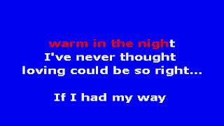 Julio Iglesias - I Don't Want To Wake You - Karaoke