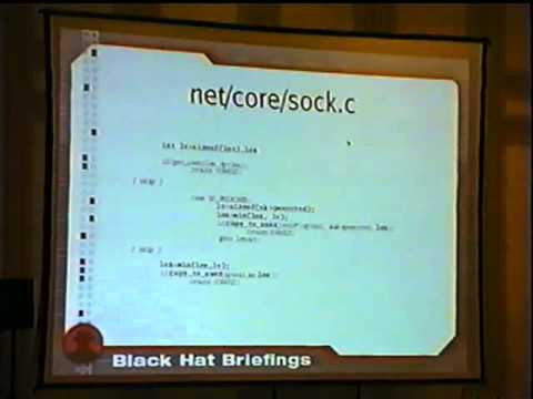 Black Hat USA 2003 - Opensource Kernel Auditing/Exploitation
