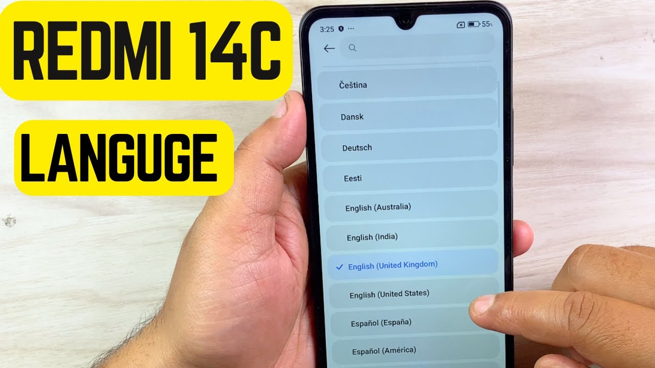 How to Change Language on Redmi 14C | Step-by-Step Guide