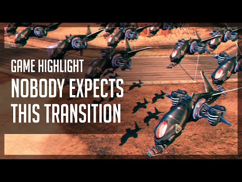 [C&C3: Kane's Wrath] Game Highlight - Nobody Expects This Transition (MoK vs GDI)