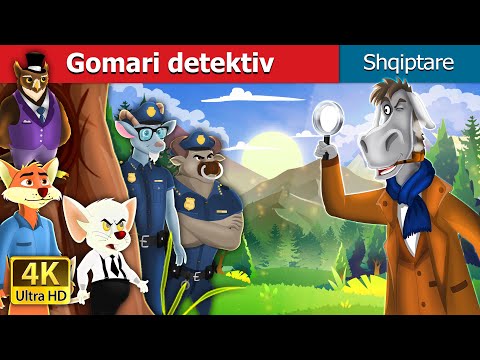 Gomari detektiv | Detective Donkey in Albanian | @AlbanianFairyTales