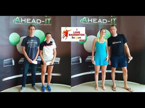Final mixed doubles A  Flemish summer event 2017