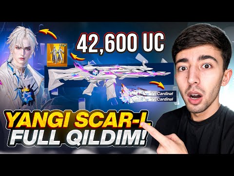 40,000 UC YANGI SCAR-L FULL QILDIM 🥵 MANA BU OMAD - PUBG MOBILE!!!