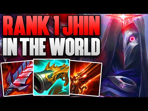 RANK 1 JHIN OTP INCREDIBLE SOLO CARRY GAMEPLAY! | CHALLENGER JHIN ADC GAMEPLAY | Patch 15.6 S15