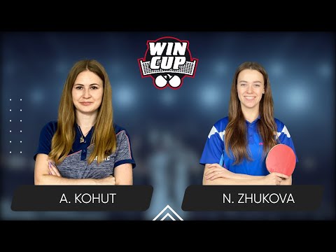 15:00 Alina Kohut - Nadiia Zhukova West 3 WIN CUP 04.08.2024 | Table Tennis WINCUP