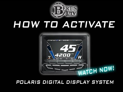 Polaris Digital Display | How To Activate Download Map & Trail Data