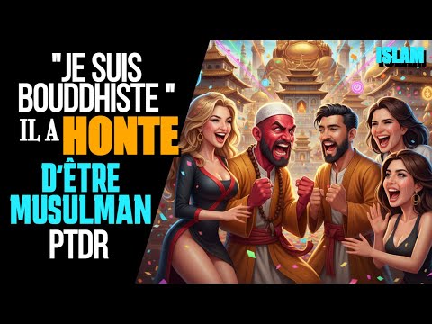 He is ASHAMED it's ridiculous "I am a Buddhist WALLAH" lol