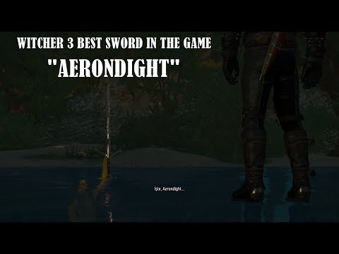 Witcher 3 / Best Sword In The Game (Aerondight) And Lady Of The Lake / Blood And Wine DLC