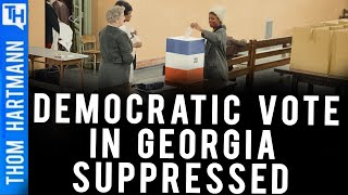 The Media Ignored Blatant Efforts to Suppress the Democratic Vote in Georgia?