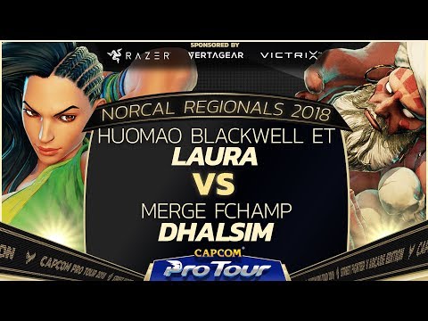 Huomao Blackwell | ET (Laura) vs. MERGE | FChamp (Dhalsim) - Pools - NCR 2018 - SFV - CPT 2018