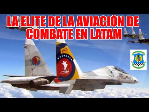 El grupo de cazabombarderos récord en Latinoamérica "grupo aéreo de caza N°13" Venezuela SU-30 MKII