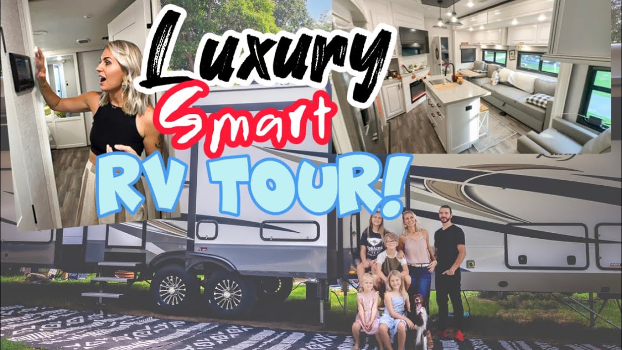 RV FAMILY GETS NEW 44ft RV! Tour family of 6 plus 2 pets on the road for 4 years!