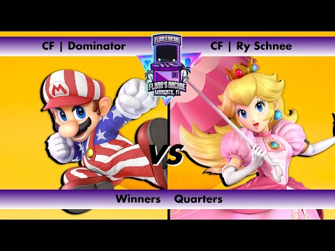 Flynn's Arcade 083 Winners Quarters - CF | Dominator (Mario) vs CF | Ry Schnee (Peach) SSBU Tourney