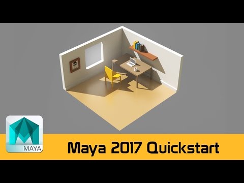 Maya 2017 Beginners Basics Tutorial - Your first 10 mins in Maya