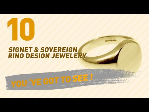 Signet & Sovereign Ring Design Jewelery Collection For Women // UK New & Popular 2017