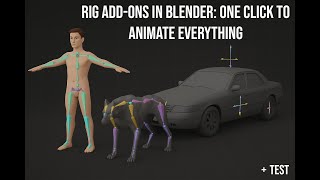 BEST Rig Add-ons in Blender: One Click to Animate Everything #tutorial #blender3d #rig #game
