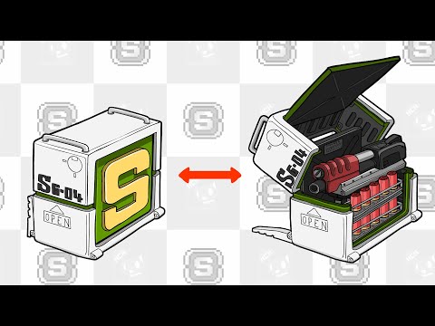 Metal Slug Crate Deployment Animation [Heavy MachineGun] [ShotGun] (ASMR Loop)