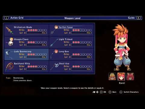 PCSB01163 Secret of Mana EUR Vitacheat codes