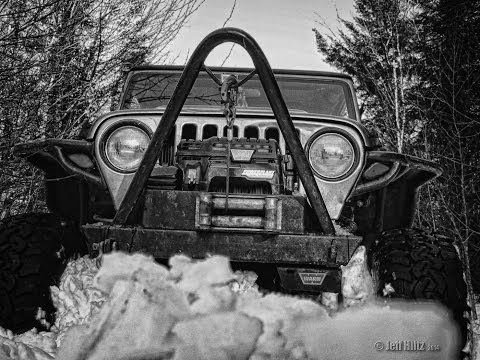 DEEP SNOW WHEELING (A BIG YOTA & TWO JEEPS) PART 4