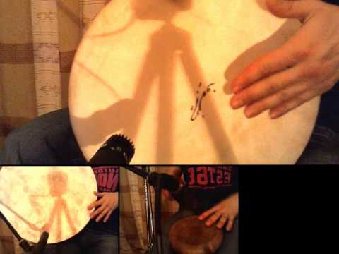 Evgeny Percussion ceramic darbuka dohola 11" + ceramic darbuka 6" + remo fiberskyn daf 22"