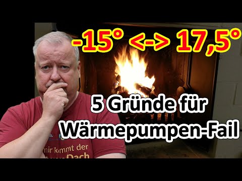 That's why our heat pump couldn't heat the house at minus 15 degrees.