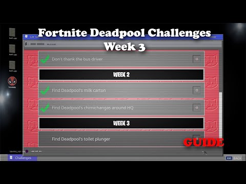 Fortnite - Deadpool Week 3 Challenge GUIDE