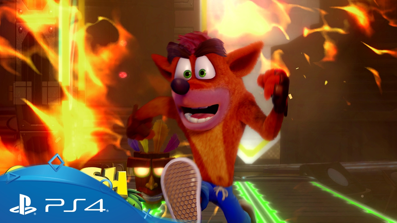Диск Crash Bandicoot N. Sane Trilogy (Blu-ray, English version) для PS4 (7211034) video preview