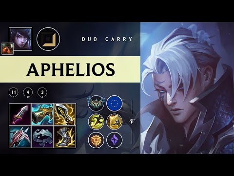 Aphelios ADC vs Caitlyn - EUW Challenger Patch 25.22