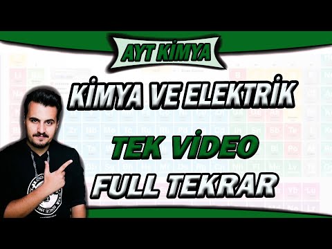 Kimya ve Elektrik  AYT Kimya Tek Video  Full Tekrar