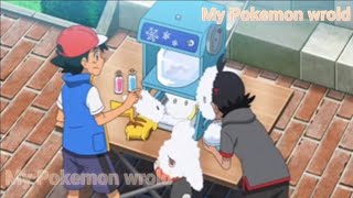 Ash and Goh are impressed of The Ice Machine Pokemon Journeys #mypokemonwrold