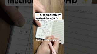 Best ADHD Productivity Method | Interstitial Journaling #adhd #adhdproductivity #adhdtips