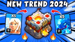 TH11 Queen Charge Electro Dragon Attack Strategy | New Th11 Attack Strategy 2024 - Clash Of Clans