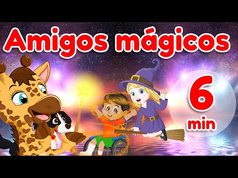 Amigos Mágicos  - Giramille 6 min | Desenho Animado Musical