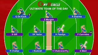 My11Circle Ultimate Team of the Day: Kolkata v Mumbai, Match 32