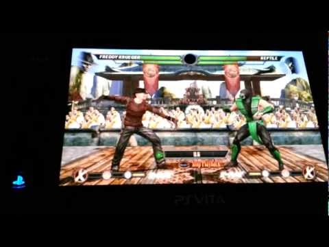 MK9 - 77% Freddy & Kratos Tag Combo - Mortal Kombat Vita