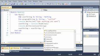 Visual Basic Tutorial - 18 - Concatenate Strings