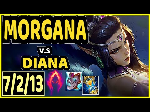 MORGANA vs DIANA - 7/2/13 KDA JUNGLE GAMEPLAY - EUW Ranked GRANDMASTER
