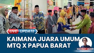 Kabupaten Kaimana Raih Juara Umum MTQ X Tingkat Provinsi Papua Barat, Terima Piala Bergilir