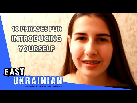 10 phrases for introducing yourself - Easy Ukrainian Basic Phrases 2