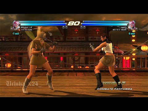 10 Julia (Jaycee) y Michelle vs Jaycee y King - Tekken Tag 2 ( Uchiha x24 ) Gameplay PS3