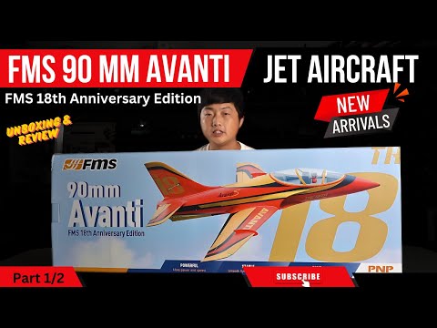 Brand New FMS 90mm Avanti jet | Unboxing & review