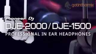 Video thumbnail for Pioneer DJE-2000 In Ear Headphones by GetintheMix