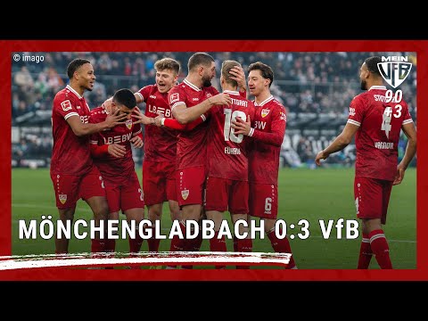 Souveräner Auswärtssieg in Gladbach 💪 | Borussia Mönchengladbach 0:3 VfB | MeinVfB #90plus3 ⚪🔴
