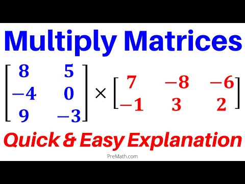 How to Multiply Matrices with Different Dimensions | Step-by-Step Explanation