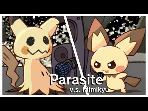 【FNF】Pichu & Mimikyu sings Parasite (old)【UTAU Cover】