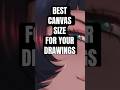What’s The BEST Canvas Size for your Drawings