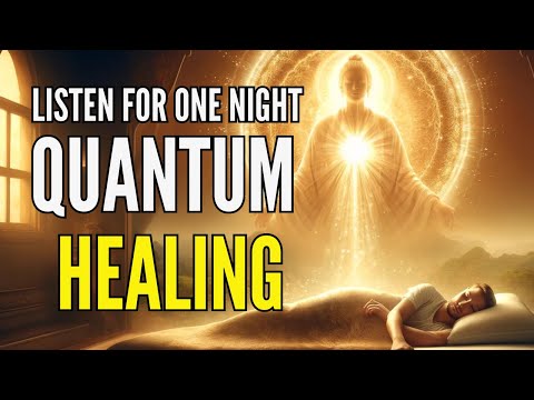QUANTUM HEALING IN 1 NIGHT | Hypnosis REPROGRAM YOUR MIND WHILE YOU SLEEP – NO ADS!
