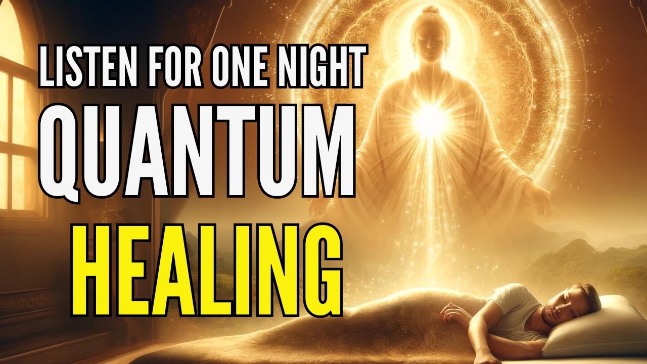 QUANTUM HEALING IN 1 NIGHT | Hypnosis REPROGRAM YOUR MIND WHILE YOU SLEEP – NO ADS!