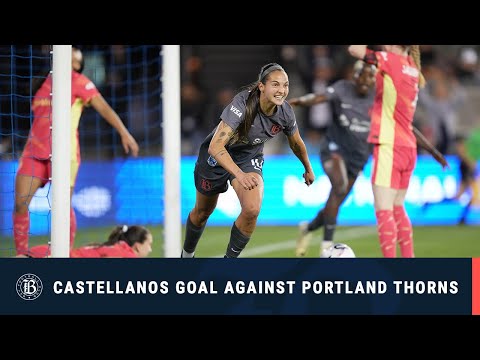 Bay FC Goal by Deyna Castellanos against Portland Thorns