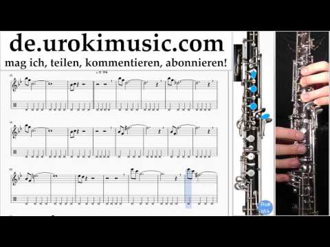 Oboenunterricht Mission Impossible - Theme Noten Lernen Teil#2 um-i995